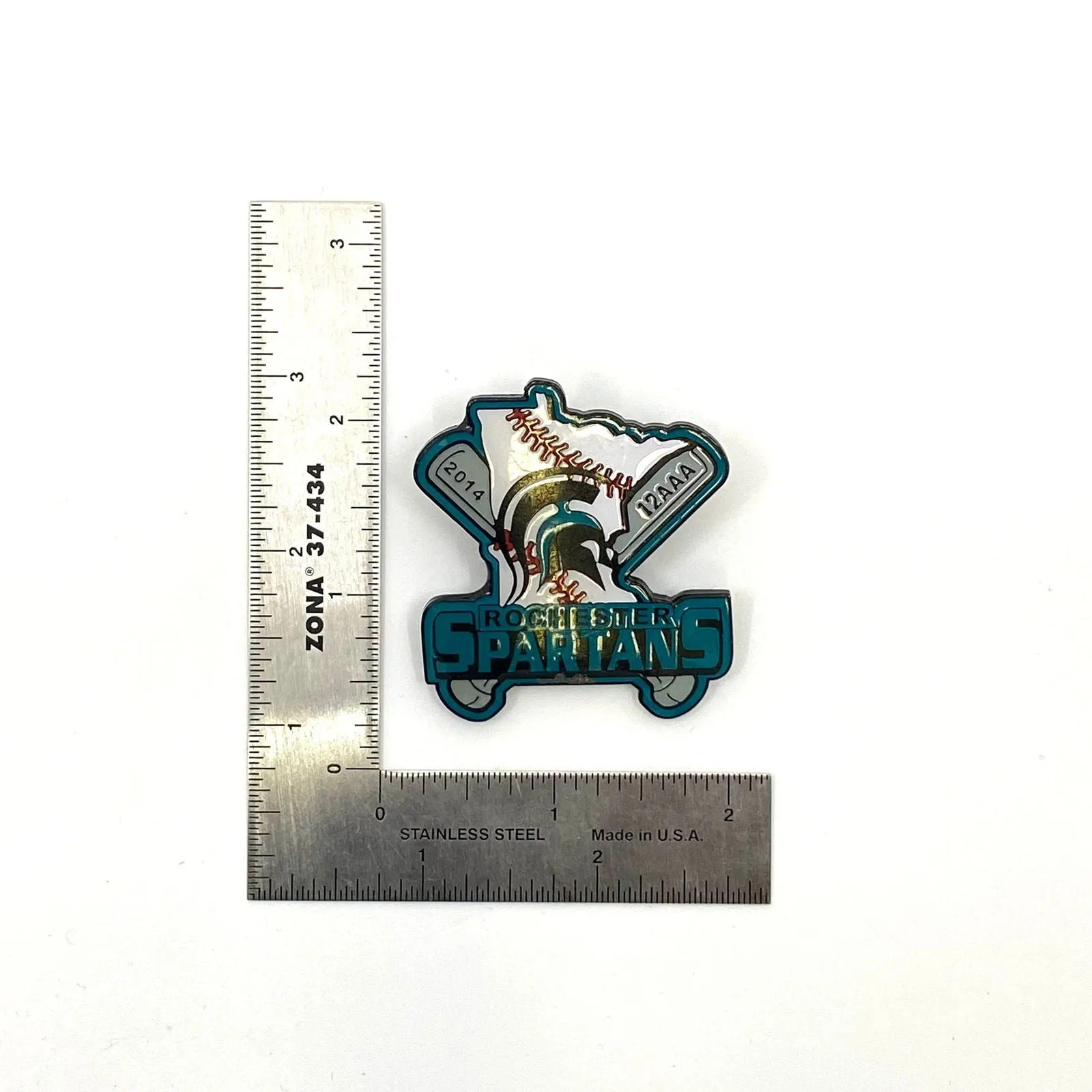 2014 Rochester Spartans 12AAA Baseball Team Trading Pin