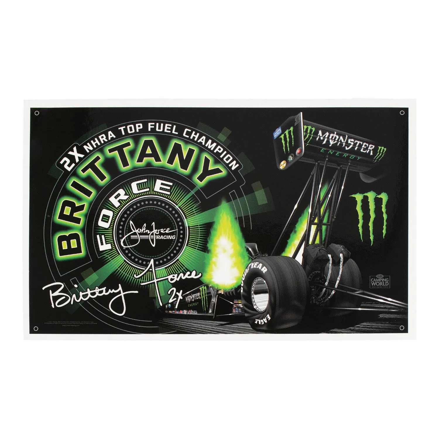 Brittany Force Monster Banner