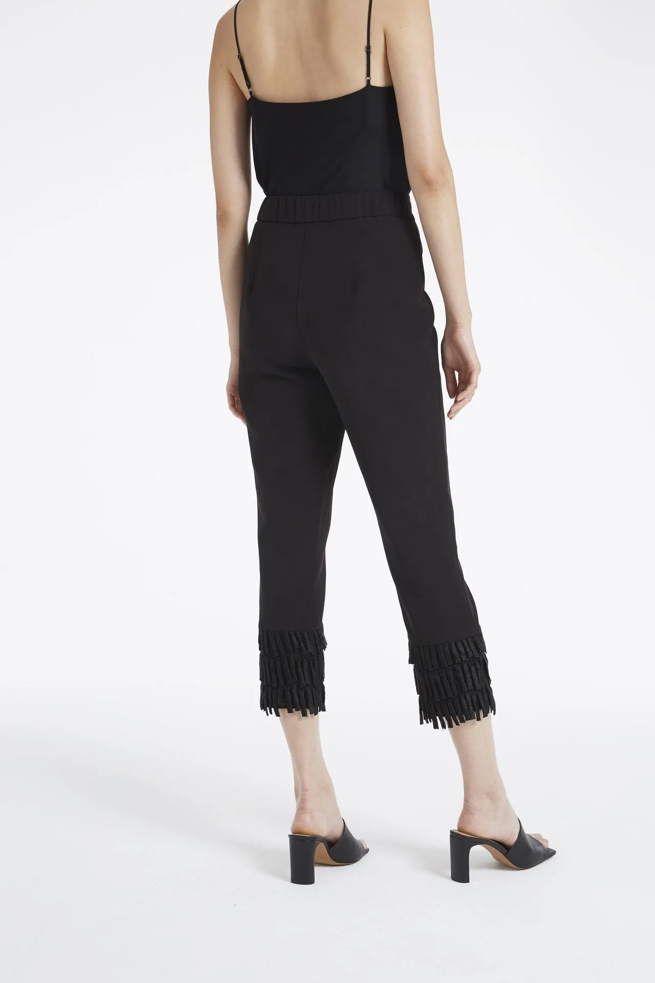 Fringe Embellished Fia Pants