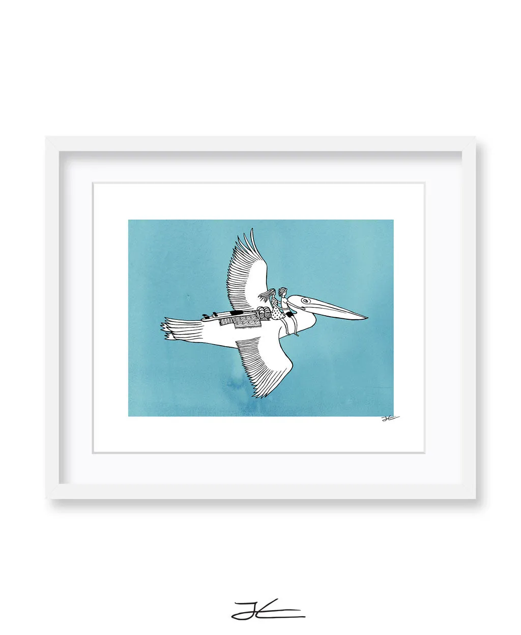 Pelican Adventure - Print/ Framed Print