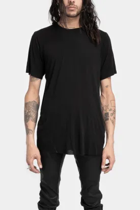 Staple spine detail cashmere blend t-shirt, Black